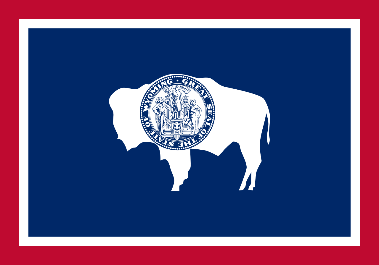 Old Wyoming flag