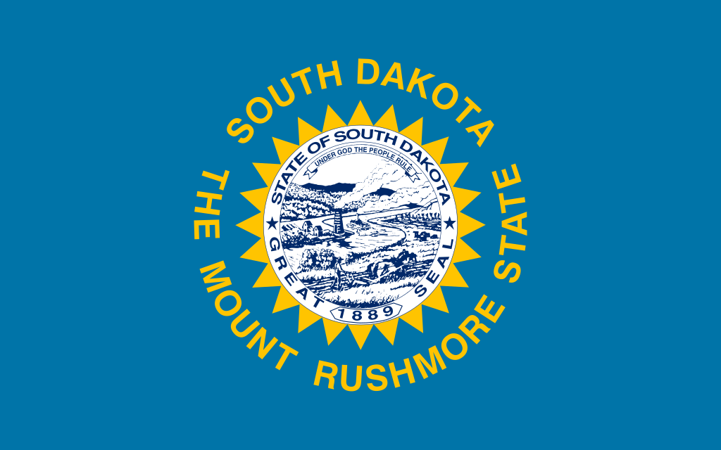 Old South Dakota flag