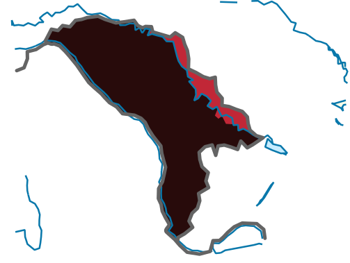 Transnistria map